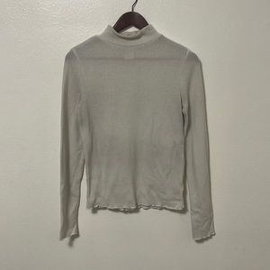 No Boundaries Large White Sweater